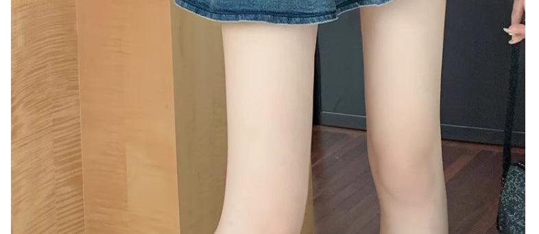 Chân Váy Bò Bèo Nhún Phong Cách Hot Girl Váy Ngắn Chữ A Tôn Dáng Gầy Cạp Cao Mùa Hè Cho Nữ Váy Thiết Kế Thích Hợp Sành Điệu