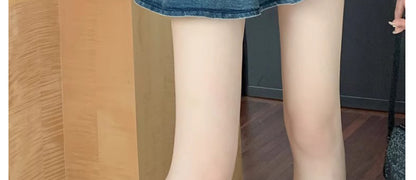Chân Váy Bò Bèo Nhún Phong Cách Hot Girl Váy Ngắn Chữ A Tôn Dáng Gầy Cạp Cao Mùa Hè Cho Nữ Váy Thiết Kế Thích Hợp Sành Điệu