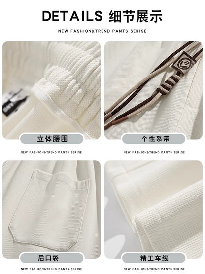 Quần Nam Thanh Thiếu Niên Quần Thể Thao Mẫu Xuân Thu Quần Dài Thường Ngày Đẹp Trai Thương Hiệu Thời Trang Ống Đứng Rộng Rãi Mẫu Mới 2025