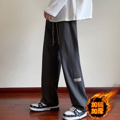 Quần Nam Thanh Thiếu Niên Quần Thể Thao Mẫu Xuân Thu Quần Dài Thường Ngày Đẹp Trai Thương Hiệu Thời Trang Ống Đứng Rộng Rãi Mẫu Mới 2025
